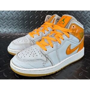 Jordan 1 Mid SE Gatorade Pack Orange (GS) FN9053-018 Kids Sneakers size 4Y